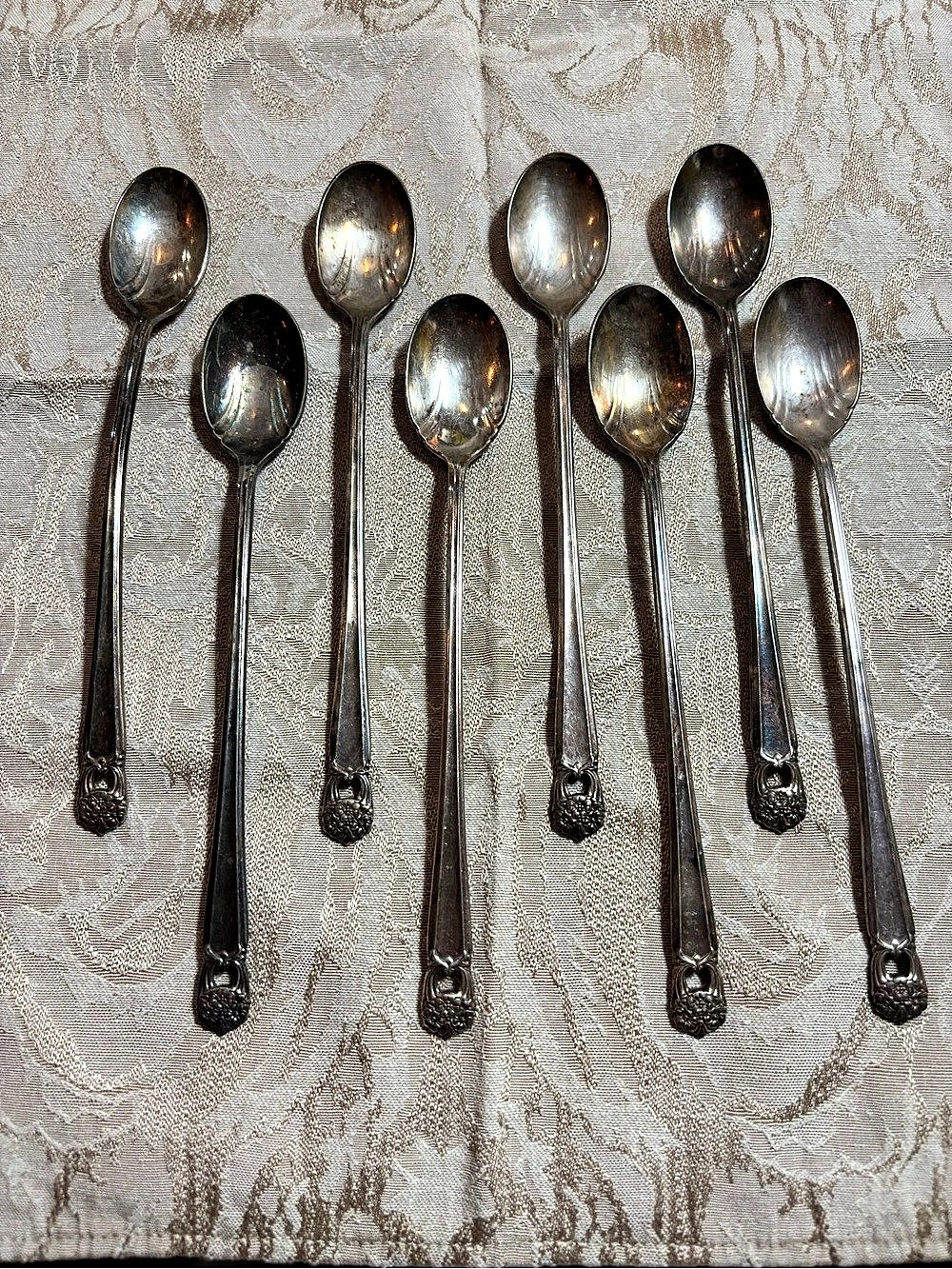 1847 Rogers Bros. Eternally Yours Tea Spoon Set of 8 1941